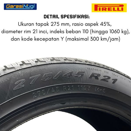 Pirelli Scorpion Verde 275/45 110Y R21 All Season Tire Ban Depan Belakang