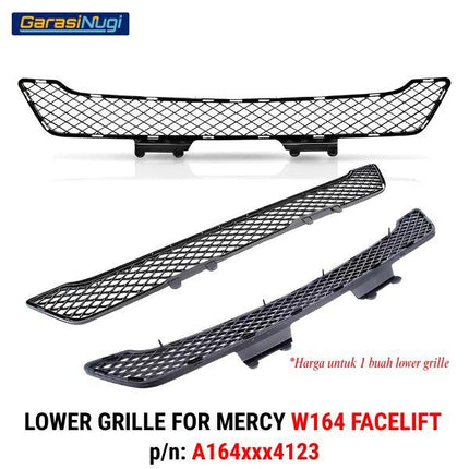 Lower Grille Mercedes W164 Cover Bumper Bawah Depan Mercy ML