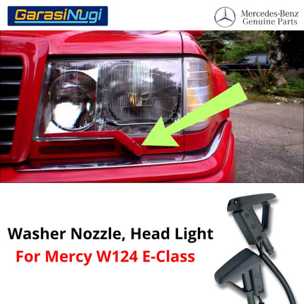 Washer Nozzle Mercy W124 Windscreen Head Lamp Pencuci Mika Depan E230