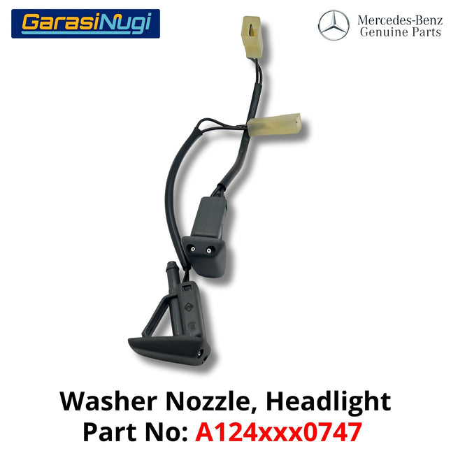 Washer Nozzle Mercy W124 Windscreen Head Lamp Pencuci Mika Depan E230
