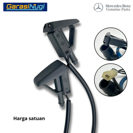 Washer Nozzle Mercy W124 Windscreen Head Lamp Pencuci Mika Depan E230