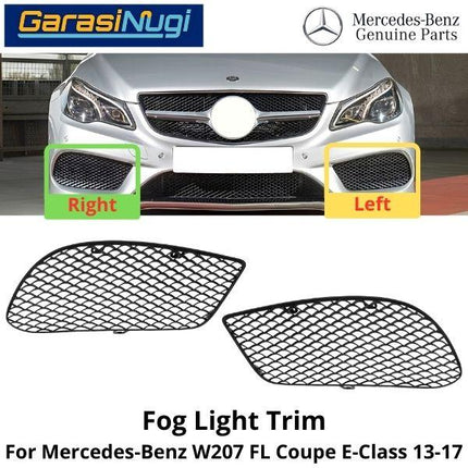Fog Trim Mercy W207 Facelift Coupe Cover Lampu Kabut Bracket Mercedes E250