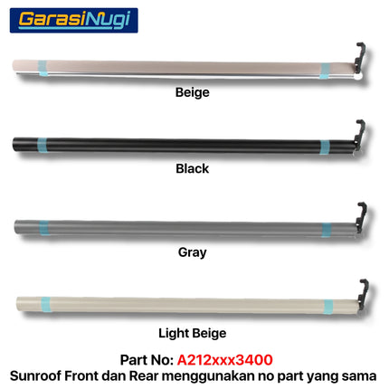 Roller Blind Mercedes W212 Sunroof Curtain Assembly Tirai Penutup E200