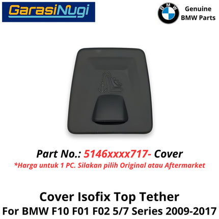 ISOFIX Cover For BMW F10 F01 F02 Tutup Kursi Anak Rear Seat Original 532 740 2009-2017