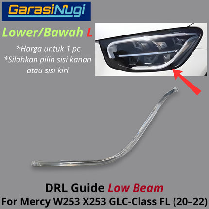 Sein DRL Guide Mercy W253 Facelift Low Beam LED Eyebrow Light Lampu Alis Mercedes GLC 20-22