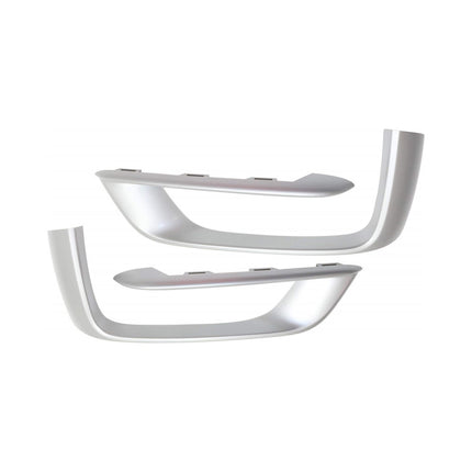 BMW F15 Lip Bumper Grill Trim Silver Chrome X5 2013 - 2018
