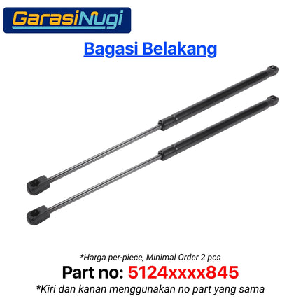 Strut Mini Cooper F56 Shock Trunk Rear Kap Bagasi Belakang Kap Mesin