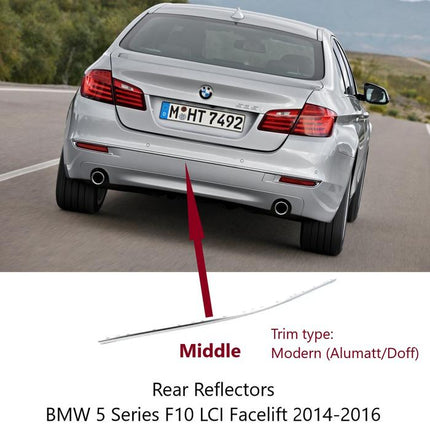 BMW F10 Mata Kucing Reflector Frame Trim Rear Bumper Belakang 520