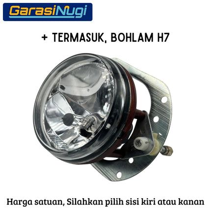 Fog Lights Mercy W204 Pre-LCI AMG C63 Halogen Lampu Kabut Garis Bumper Depan C300