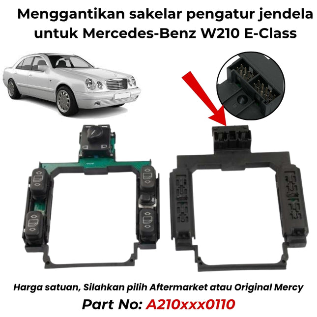Power Window Control Switch Mercy W210 Saklar Pengatur Jendela E230 E320