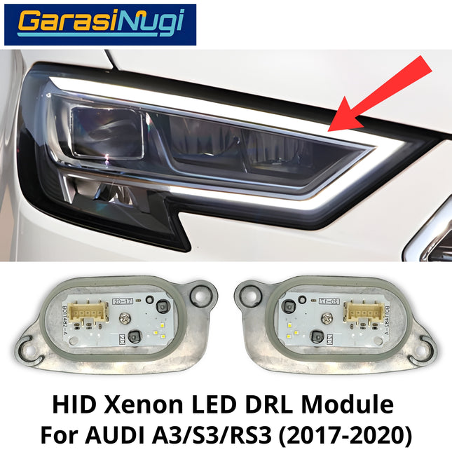 DRL LED Audi A3 S3 RS3 Xenon HID Control Module Modul Lampu Depan 2017-2020