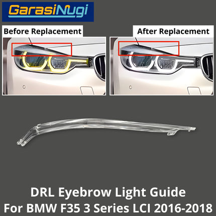 DRL Guide Eyebrow For BMW F30 F35 LCI LED Light Lampu Alis Sein 320
