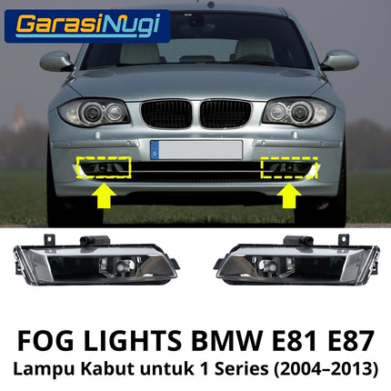 Fog Lights For BMW E81 E87 Lower Lampu Kabut Depan 120