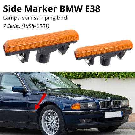 BMW E38 Side Marker Lights Lampu Sein Samping Turn Signal 740 750iL