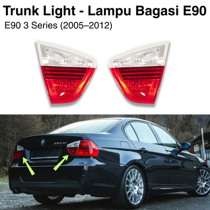 BMW E90 Trunk Light Mika Lampu Rem Mundur Rear Brake Pintu Bagasi 320 325