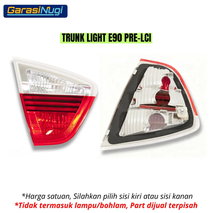 BMW E90 Trunk Light Mika Lampu Rem Mundur Rear Brake Pintu Bagasi 320 325