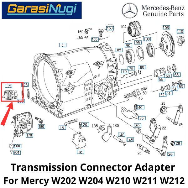 Transmission Mercy W202 W204 W210 Adapter Konektor Steker Transmisi C200