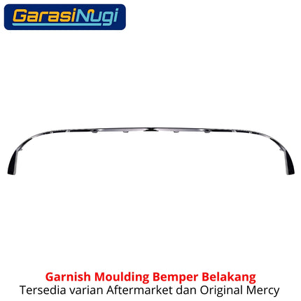 Rear Chrome For Mercy W207 Garnish Moulding Bemper Belakang E300 E400