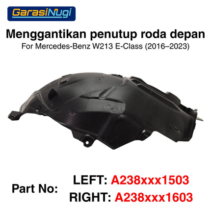 Front Fender Mercy W213 Penutup Spakbor Roda Depan Wheel Arch E300