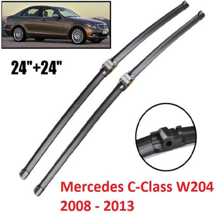 Mercedes W203 W204 Mercy C180 C200 Wiper Frameless Hi Performance Set