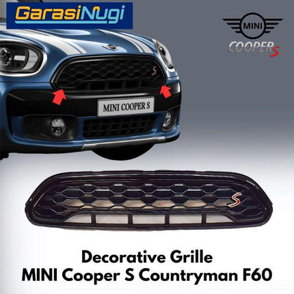Decorative Grille MINI F60 Cooper S Countryman Piano Radiator Grill