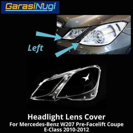 Mika Headlight Mercy W207 Pre-FL Lens Kaca Cover Lampu Depan E250