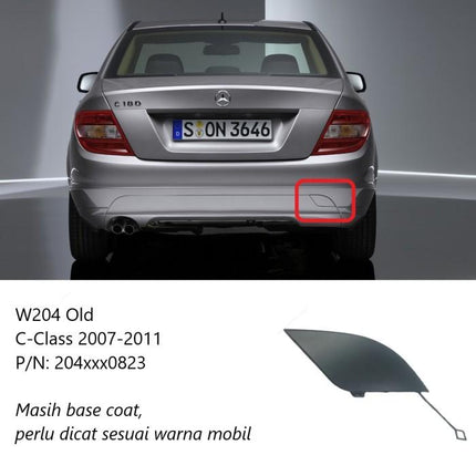 Lubang Towing Bumper Tow Derek Cover Mercy W204 Mercedes C200 AMG