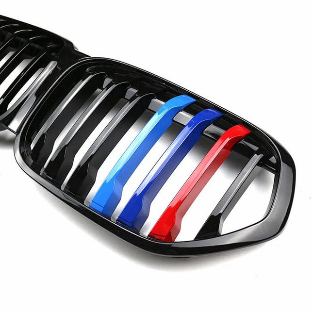 BMW Grill Kidney Grille Hidung Kap Double Slat Glossy M Color F48 X1