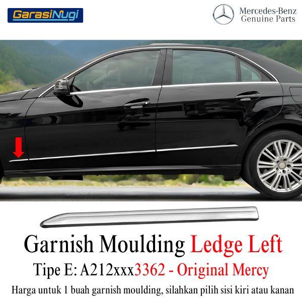 Chrome Stripe Mercy W212 Pre-FL Garnish Ledge Moulding Original E300