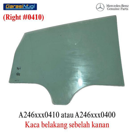 Glass Pane Mercy W246 Jendela Samping Pintu Belakang Window Glass B200