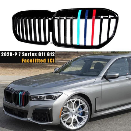BMW Grill Kidney Grille Hidung Kap Double Glossy M Color G11 G12 740