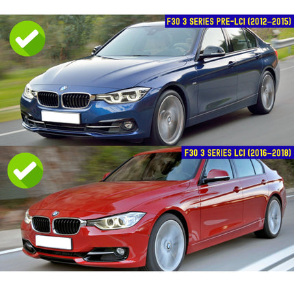 Karet Pelipit Kaca Depan BMW F30 F80 F31 List Chrome Gloss Black Trim Jendela Luar Original Weatherstrip 320