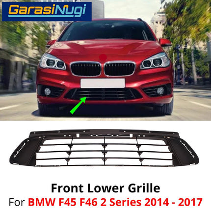 Lower Grille BMW F45 F46 Pre-LCI Bemper Depan Bagian Bawah Front Trim 218