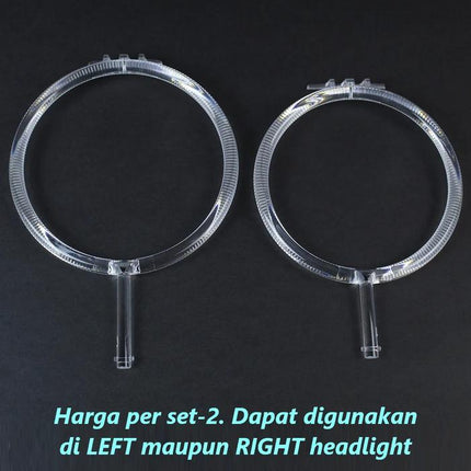 DRL Guide Tube For BMW F25 Angel Eyes LED Lampu Senja X3 2011-2013