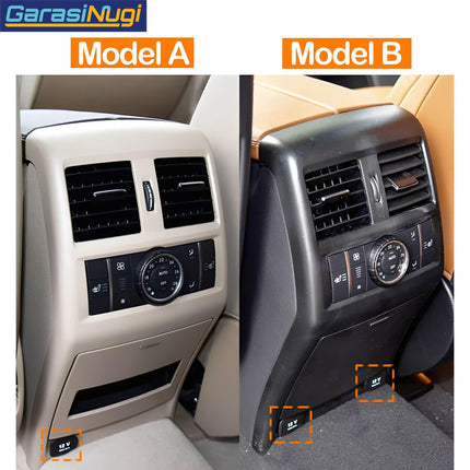 AC Vent Grille For Mercy W166 W292 Rear Frame Cover Trim Penutup Belakang ML GLE