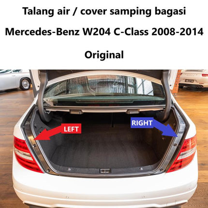 Mercedes W204 Talang Air Bagasi Karet Cover Samping Mercy C200