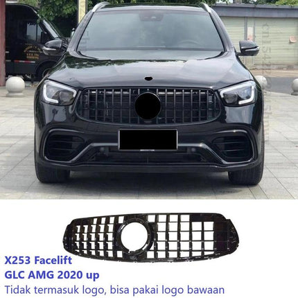 Mercedes X253 W253 Mercy GLC Class Grille Hidung Chrome Diamond GTR