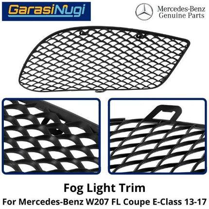 Fog Trim Mercy W207 Facelift Coupe Cover Lampu Kabut Bracket Mercedes E250