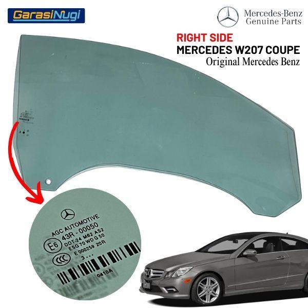 Glass Pane Mercy W207 Coupe Jendela Samping Pintu Kaca Depan E250