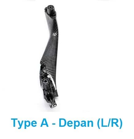 BMW G30 523i 520d Inner Door Handle Pegangan Pintu Carbon