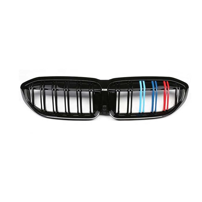 BMW Grill Kidney Grille Hidung Kap Double Slat Glossy M Color G20 320i