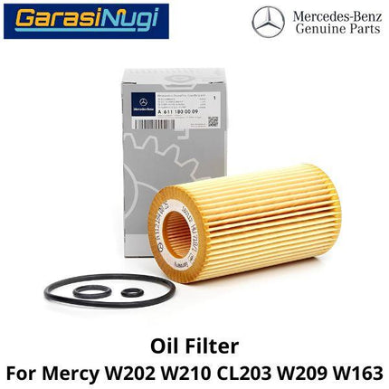 Original Oil Filter For Mercy W202 W210 W209 W163 Saringan Filter C200 ML