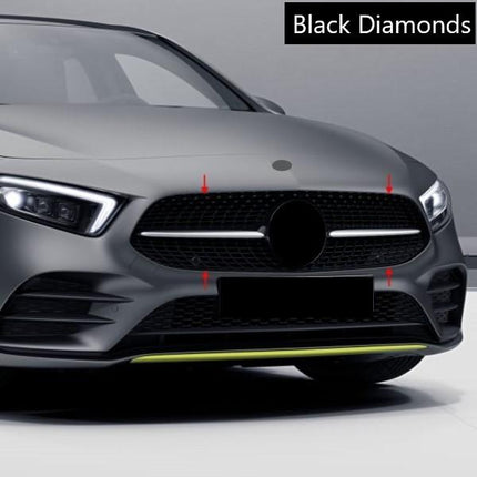 Mercedes W177 Mercy A Class Grill Hidung Chrome Grille Diamond GTR AMG