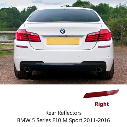 BMW F10 Mata Kucing Reflector Frame Trim Rear Bumper Belakang 520