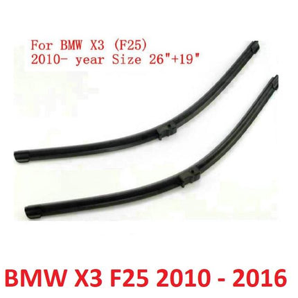 BMW E83 F25 X3 Wiper Frameless Karet Hi Performance Sepasang