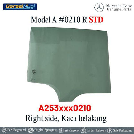 Glass Pane For Mercedes X253 Kaca Jendela Pintu Belakang Rear Door GLC