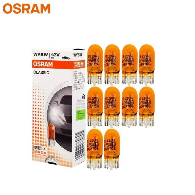 OSRAM T10 2827 Amber Lamp Light Lampu Sein Kuning W5W Bulb 12V 5W