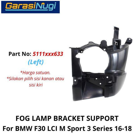 Fog Lamp For BMW F30 LCI M Sport Bracket Lampu Kabut Depan 320