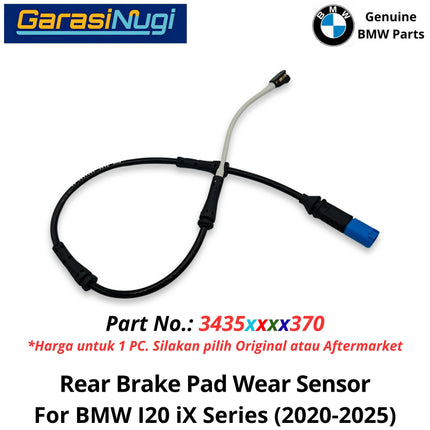 Front Brake For BMW I20 Wear Sensor Kaber Indikator Keausan Kampas Rem Depan iX 2020-2025