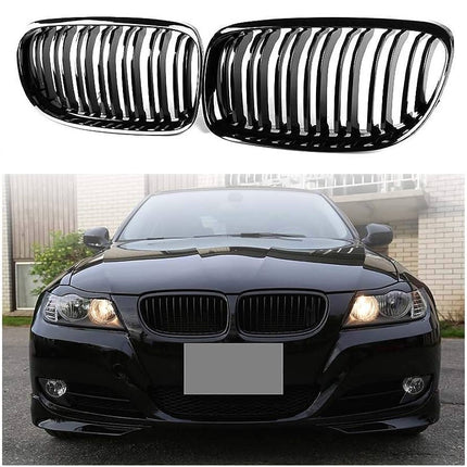 BMW Grill Kidney Grille Hidung Kap Double Slat Glossy M Color E90 320i